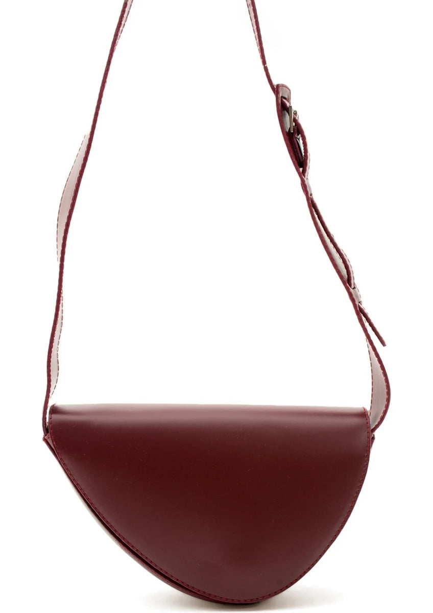 Women's Asymmetric Orion Magnetic Closure Adjustable Handle Detailed Shoulder Bag